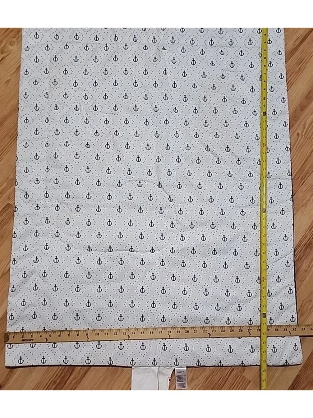 Nautical Baby Crib Blanket Quilt Blue Ocean Octopus Whale Sailboat Nursery Beach